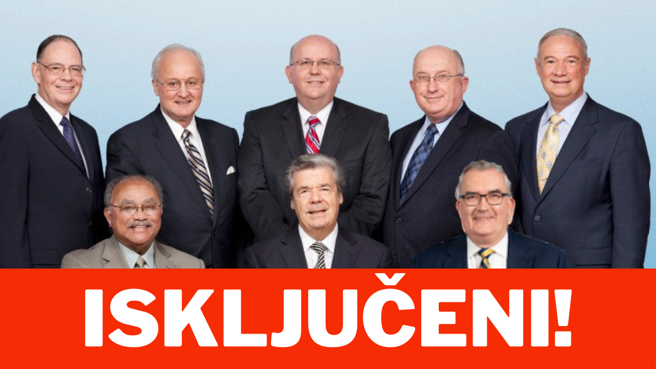 Senzacija! Osam članova Uprave Jehovinih svjedoka je isključeno.